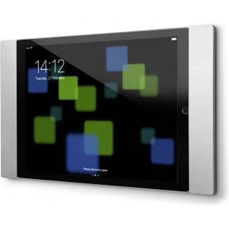 smart things s11 s sDock Fix Air Silber - Abschließbare Wandhalterung und Ladestation zur dauerhaften Installation für Apple iPad (2017), Pro 9,7'', Air 1+2, iPad (2018)
