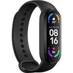 Xiaomi Mi Smart Band 6 Fitness-Tracker Unisex, Einheitsgröße, Kunststoffarmband, Schwarz