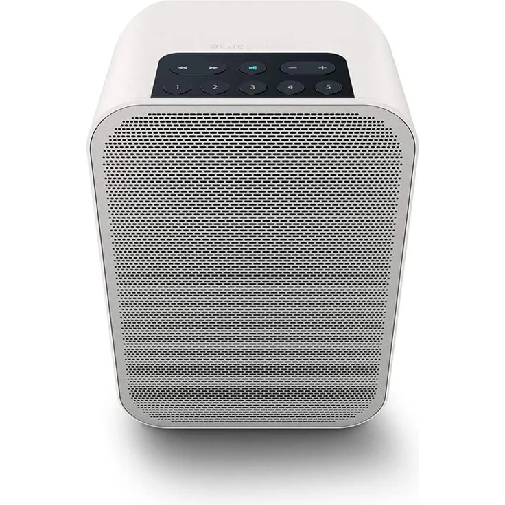 Bluesound Pulse FLEX 2I Multiroom-Lautsprecher mit Alexa, Webradio, geeignet für Indoor, Outdoor, weiß – Bild 1