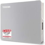 Toshiba Canvio Flex - Festplatte - 4 TB - extern (tragbar) - 2.5 Zoll (6.4 cm) - USB 3.2 Gen 1 - Silber (HDTX140ESCCA)