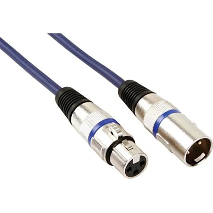 HQ-POWER - PAC103 PAC102 DMX-Kabel 2,5 m 5 m 144800, blau