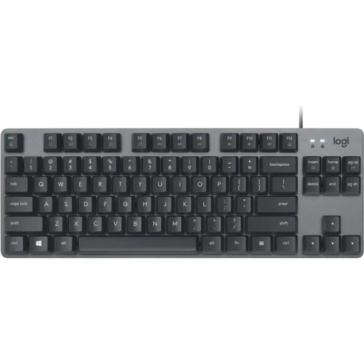 Logitech K835 TKL - Tastatur - USB - TTC Red - Graphit/Schiefergrau (920-010032) (Nordisch QWERTY)