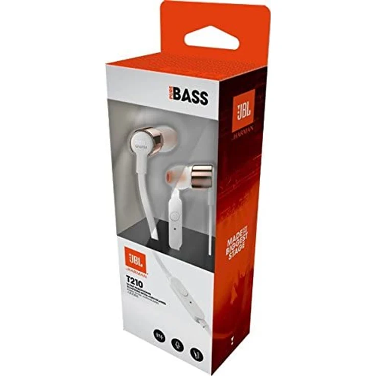 JBL Tune 210 In-Ear Kopfhörer mit Mikrofon, roségold – Bild 6