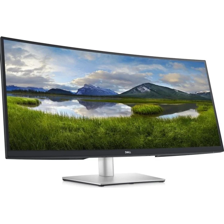 Dell P3421W - LED-Monitor - gebogen - 86.72 cm (34.14'') (34.14'' sichtbar) - 3440 x 1440 WQHD @ 60 Hz - IPS - 300 cd/m² - 1000:1 - 5 ms - HDMI, DisplayPort, USB-C - Schwarz [Energieklasse F] – Bild 2