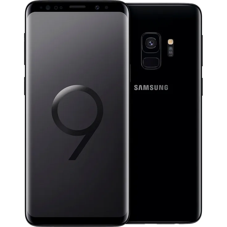 Samsung Galaxy S9 Smartphone 14,73cm Pixel (5,8 Zoll) Super AMOLED-Display, 64GB interner Speicher, 4GB RAM, Dual-SIM, Android, Midnight Black