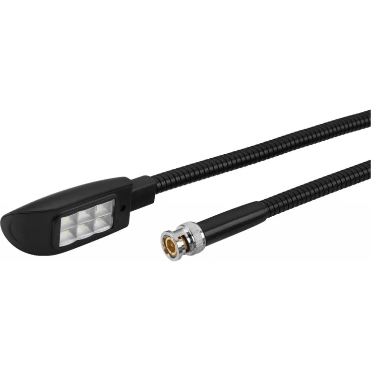 Monacor GNL-450BNC Lampe (LED-Schwanenhalsleuchte), 45 cm, schwarz