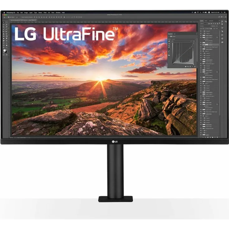 LG UltraFine Ergo 32UN880-B - 31,5 Zoll, 4K UHD (3840 x 2160), IPS-Panel, 60Hz, 5ms, 350cd/m² (32UN880-B)