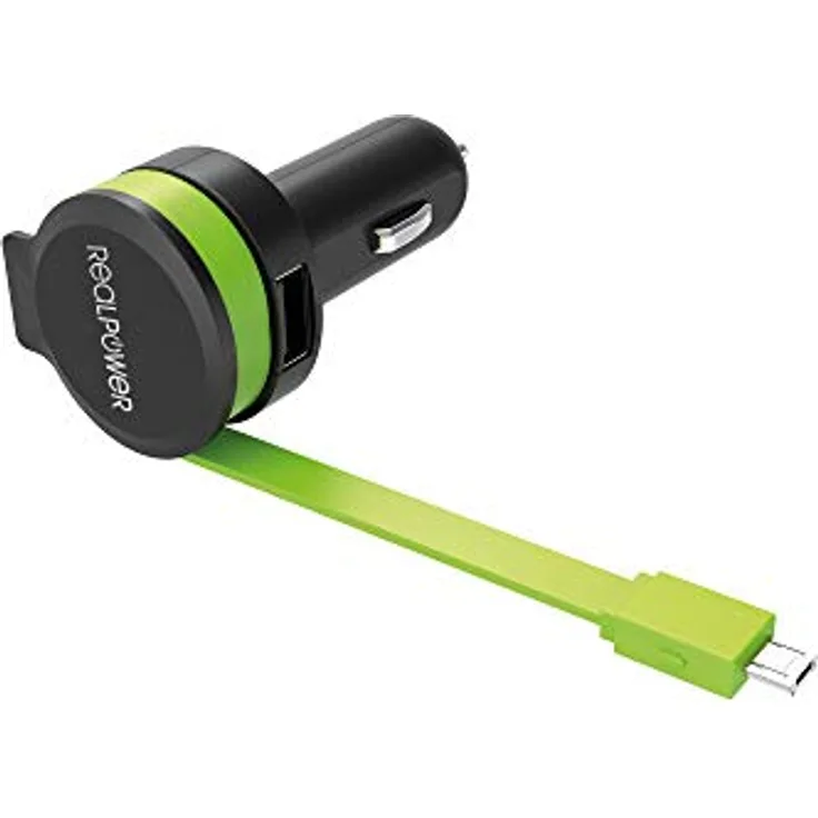Car Charger M - integrated MicroUSB Cable+ 1x USB (257635)
