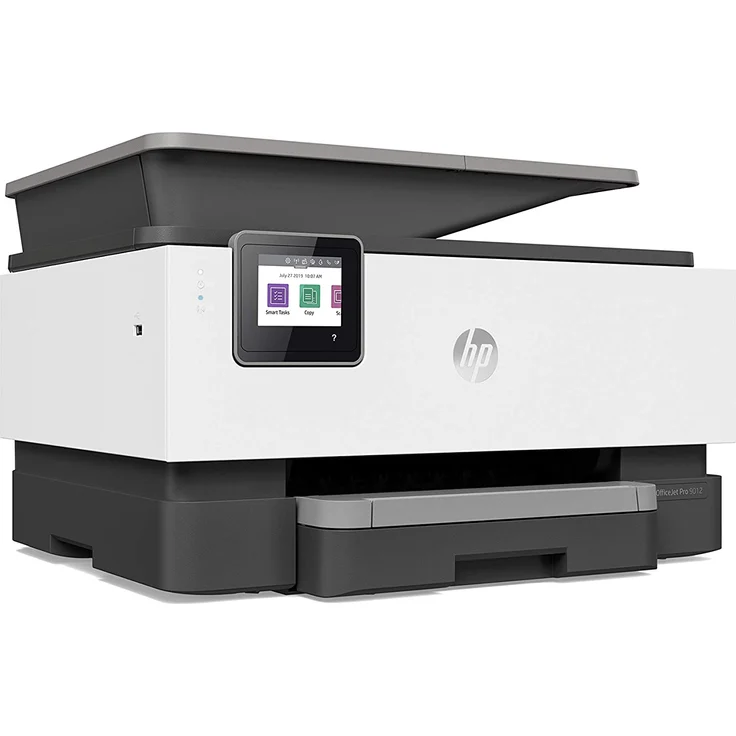 HP OfficeJet Pro 9012 (4-in-1) Multifunktionsdrucker - (Thermal Inkjet) Farbe, Druckgeschwindigkeit: 22 s/w, 18 Farbe, Auflösung: 1200 x 1200, USB, LAN, RJ-11, WLAN, AirPrint, NFC, WiFi-Direct, Instant Ink (1KR50B) – Bild 3