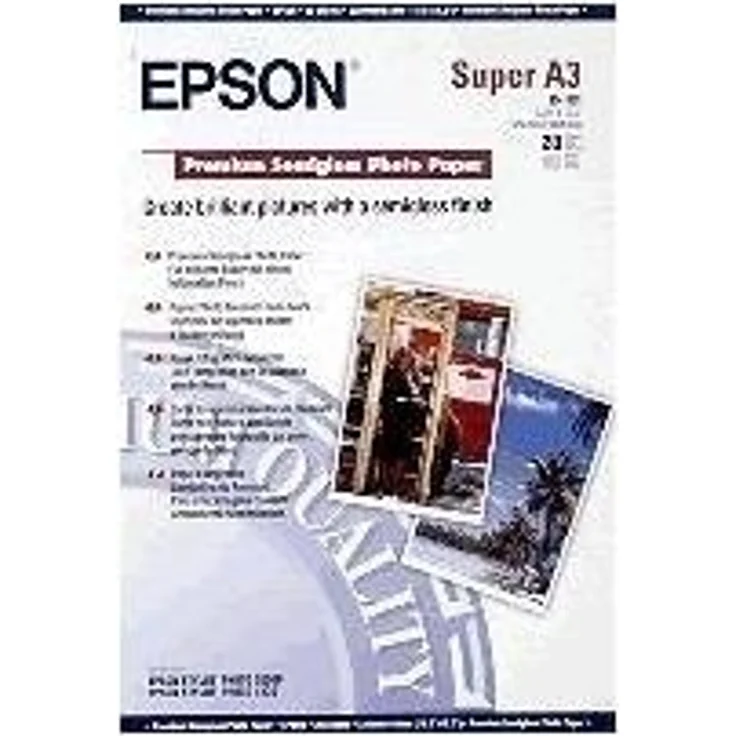 Epson C13S041328 Fotopapier (Premium Semi-gloss, A3+, 250 g-m²) 20 Blatt - Preisvergleich