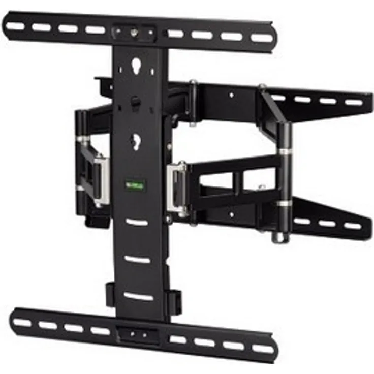 Hama TV-Wandhalterung Ultraslim (neigbar, schwenkbar, vollbeweglich für Fernseher von 32 - 55 Zoll (81 cm bis 142 cm Diagonale), inkl. Fischer Dübel, VESA bis 400x400, max. 35 kg) schwarz