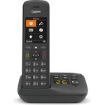 Gigaset C575A DECT Schnurlostelefon mit Anrufbeantworter für komfortables Telefonieren, mit großer Nummernanzeige, Farbdisplay und leichter Bedienbarkeit, Analog-Telefon, schwarz