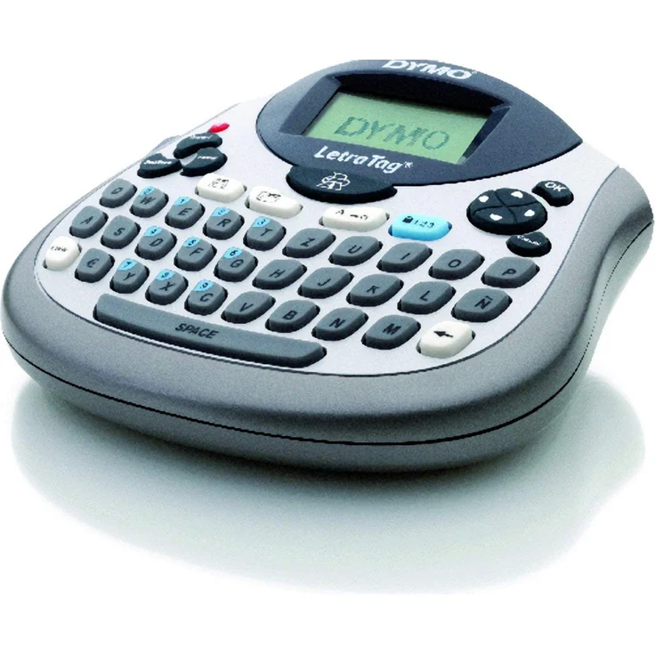 Dymo LetraTag LT-100T Beschriftungsgerät | Tragbares Etikettendrucker mit QWERTZ Tastatur | silber | Ideal fürs Büro oder zu Hause – Bild 3