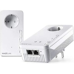 Bild für devolo Magic 2 Wifi Starterkit 2-1-2 (2400 Mbit/s, Powerline, 2x Adapter, Mesh WLAN, 2x LAN)