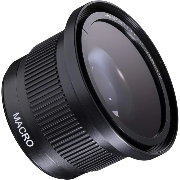 Walimex pro Makro-Fisheye Vorsatzlinse 0,42x58