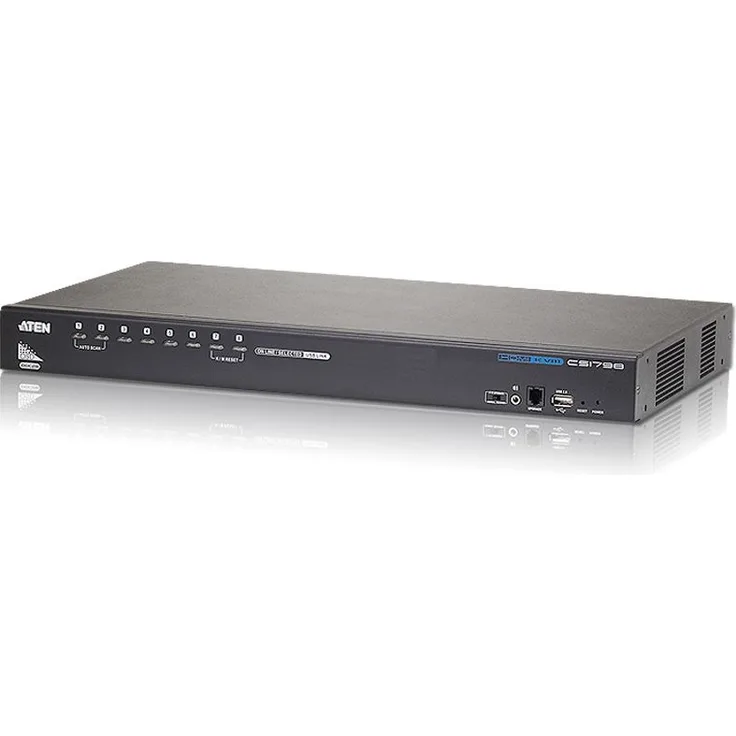 Aten CS1798 1U Tastatur/Video/Maus KVM-Switch