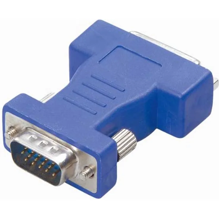 Vivanco DVI-VGA Adapter DVI-I Stecker, 15-polig