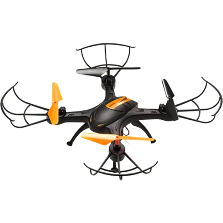 Denver DCW-380, Kameradrohne, 4-Kanäle mit 2,4 GHz, 6-Achsen-Stabilisierung, Wi-Fi, VGA-Kamera (480p), Flugzeit: 6-8 min mit 380 mAh Lithium-Polymer-Akku
