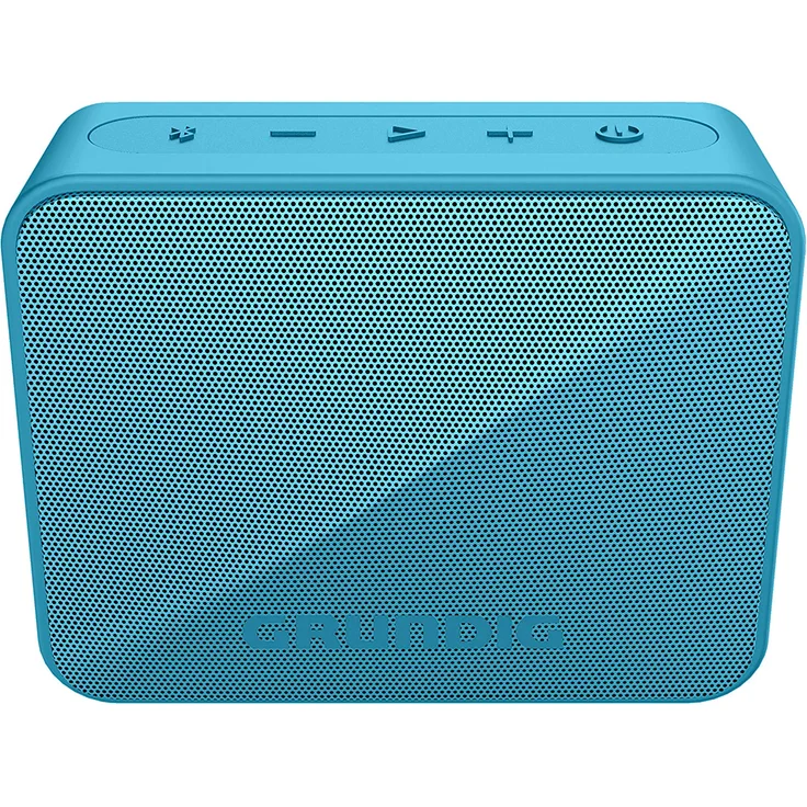 Grundig GBT Solo Mini Bluetooth-Lautsprecher mit Mikrofon, spritzwassergeschützt, blau – Bild 1