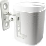 RICOO Lautsprecher Wandhalterung schwenkbar neigbar LH431W für SONOS Play 1 / Wlan Airplay Lautsprecher-Wandhalter / Halterung-Lautsprecherboxen / Multiroom Speaker Full-Motion Mount / Weiß