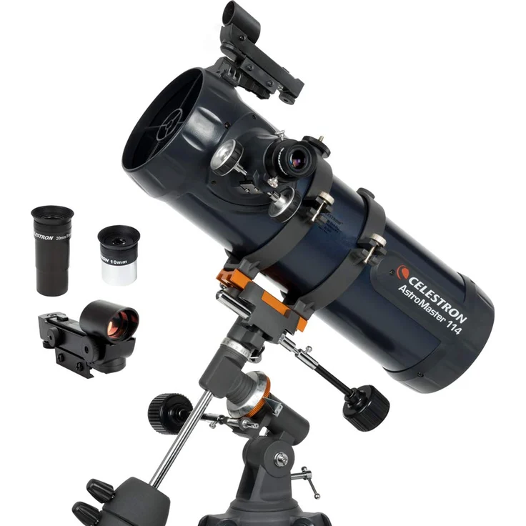 Celestron AstroMaster 114EQ 50x - Teleskope (50,8 cm, 7,71 kg, Aluminium, Stahl) – Bild 1