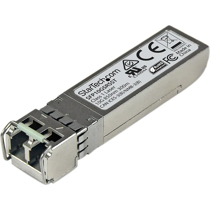 StarTech.Com Modulo Ricetrasmettitore SFP+ 10 Gigabit Fibre, Compatibile Cisco SFP-10G-SR-S, MM LC con DDM, 300 m