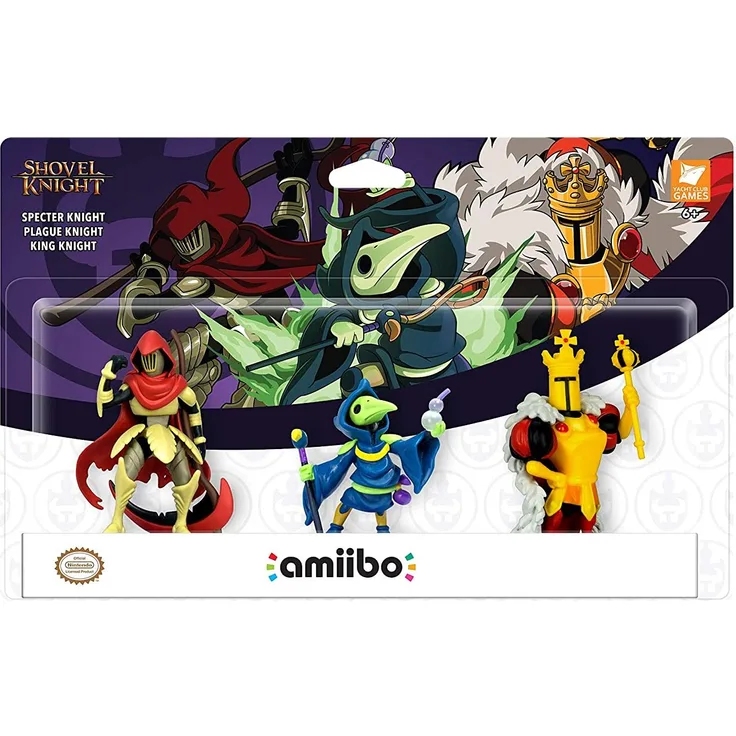 amiibo - Shovel Knight: Triple Pack (Specter Knight, Plague Knight, King Knight)