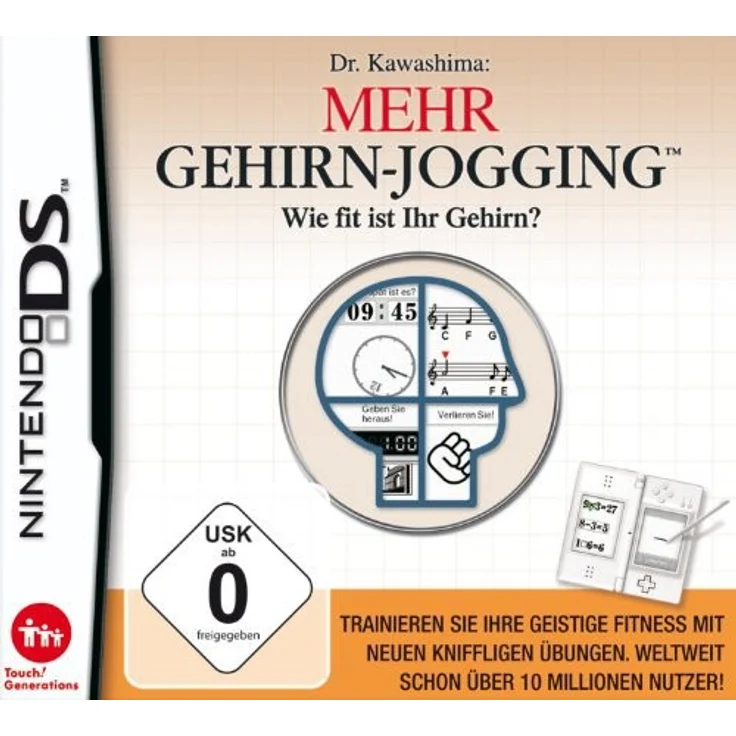 Dr. Kawashima: Mehr Gehirn Jogging (DS) – Bild 1