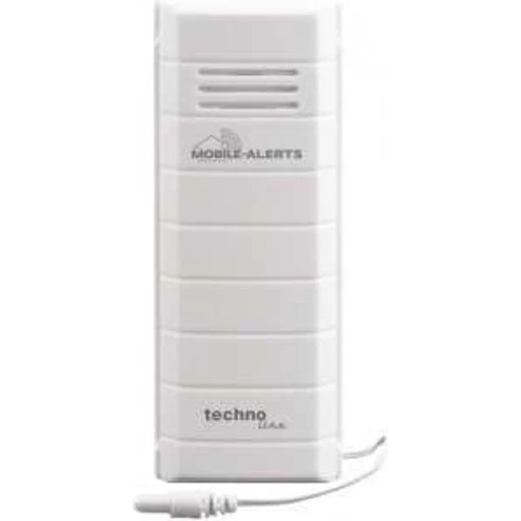 Mobile Alerts MA 10101 Temperatursender, Zusatzsender, perfekt zur Überwachung der Temperatur von Aquarium oder Gartenteich, Datenübertragung auf Ihr Smartphone, Alarmierung vi Push-Mitteilung, weiß