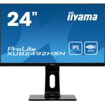iiyama ProLite XUB2492HSN-B1 - 23,8 Zoll, Full HD (1920 x 1080), IPS-Panel, 75Hz, 4ms, 250cd/m² (XUB2492HSN-B1)