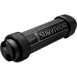Corsair Flash Survivor Stealth v2 128GB USB-Speicherstick (USB 3.0, robust, wasserabweisend) schwarz