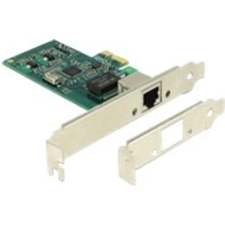 DeLock PCIe x1 Gigabit LAN 1x RJ45 +Low Profile i82574