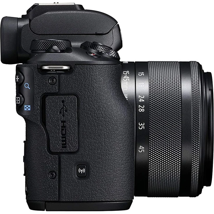 Canon EOS M50 spiegellose Systemkamera mit Objektiv EF-M 15-45mm IS STM (24,1 MP, dreh- und schwenkbares 7,5 cm (3 Zoll) Touchscreen LC-Display, Digic 8, 4K Video, OLED EVF, WLAN, Bluetooth), schwarz – Bild 8
