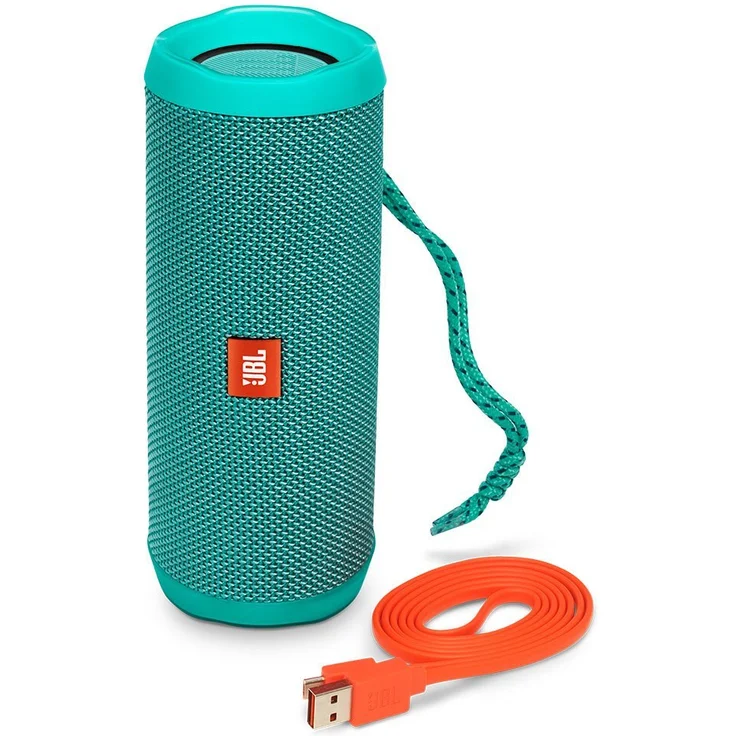 JBL Flip 4 Bluetooth Box - Wasserdichter, tragbarer Lautsprecher mit Freisprechfunktion und Alexa-Integration - Bis zu 12 Stunden Wireless Streaming mit nur einer Akku-Ladung Petrol – Bild 2