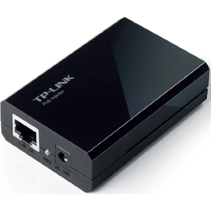 TP-Link TL-POE150S Gigabit PoE Injector (2 10-100-1000Mbps RJ45 Port, kompatibel mit allen EEE802.3af-PoE, Plug and Play) schwarz