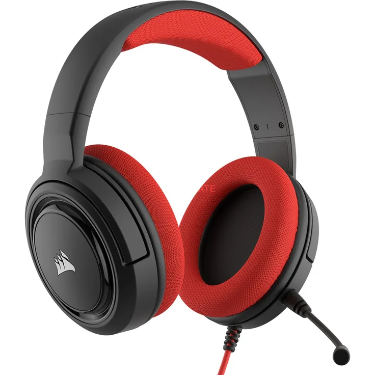 Corsair HS35 Stereo Headset, schwarz-rot