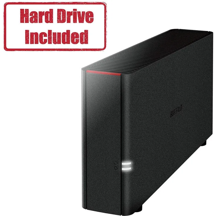 Buffalo LinkStation 210 2 TB Festplatte RAID (HDD, 2000 GB, HDD, Marvell, 800 GHz, 0,256 GB) schwarz