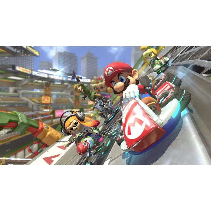 Nintendo Switch V2 Neon-Blau Neon-Rot 32GB (neues Modell 2019) inkl. Mario Kart 8 Deluxe – Bild 5