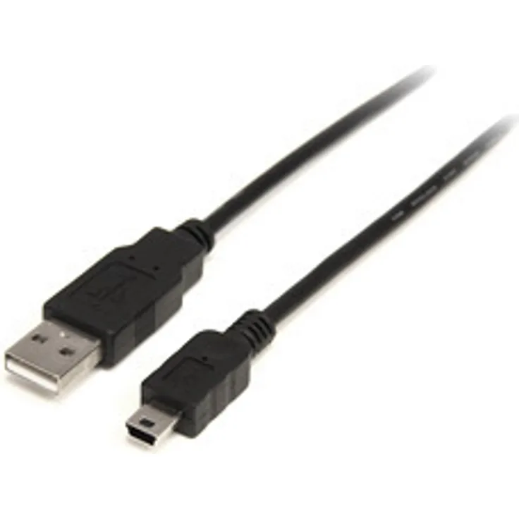 StarTech.com Mini USB2.0-Kabel - A-auf-Mini B - Stecker/Stecker - USB-Kabel - USB Typ A, 4-polig (M) - Mini-USB, Typ B (M) - 50cm (USB/USB2.0) - Schwarz (USB2HABM50CM)