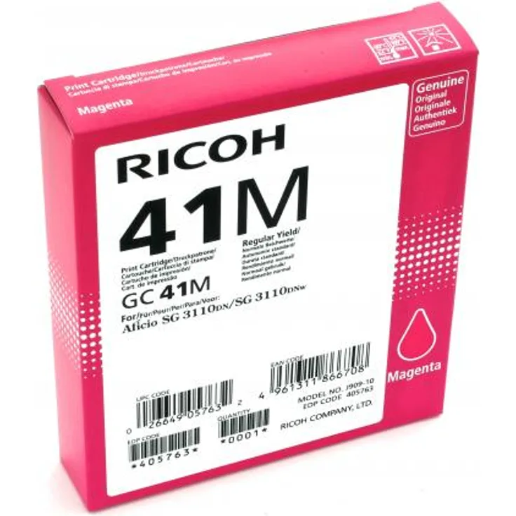 Ricoh GC41M Gel magenta (405763)