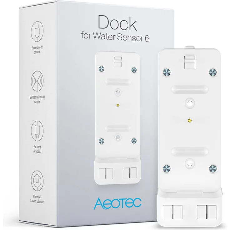 Aeotec Dock für Wassersensor 6. Spotsonde und Netzstrom-Erweiterungskit