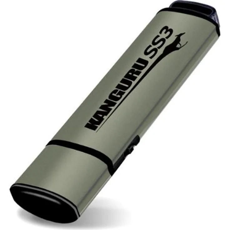 Kanguru SS3 USB-Stick (USB 3.0, mit Verschlüsselung geschützt), Braun braun 32 gb