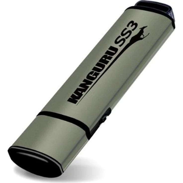 Kanguru SS3 USB-Stick (USB 3.0, mit Verschlüsselung geschützt), Braun braun 32 gb – Bild 1