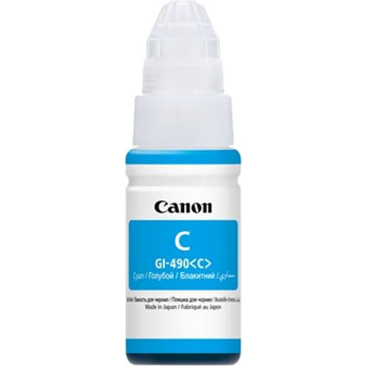 Canon GI490C passend für Pixma G1400 Tinte Cyan 0664C001 7000 Seiten 70ml