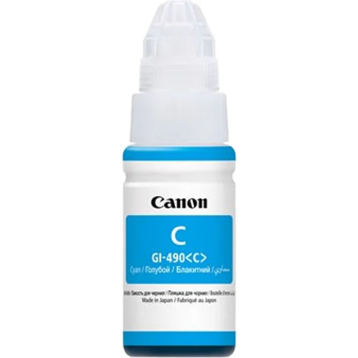 Canon GI490C passend für Pixma G1400 Tinte Cyan 0664C001 7000 Seiten 70ml – Bild 1