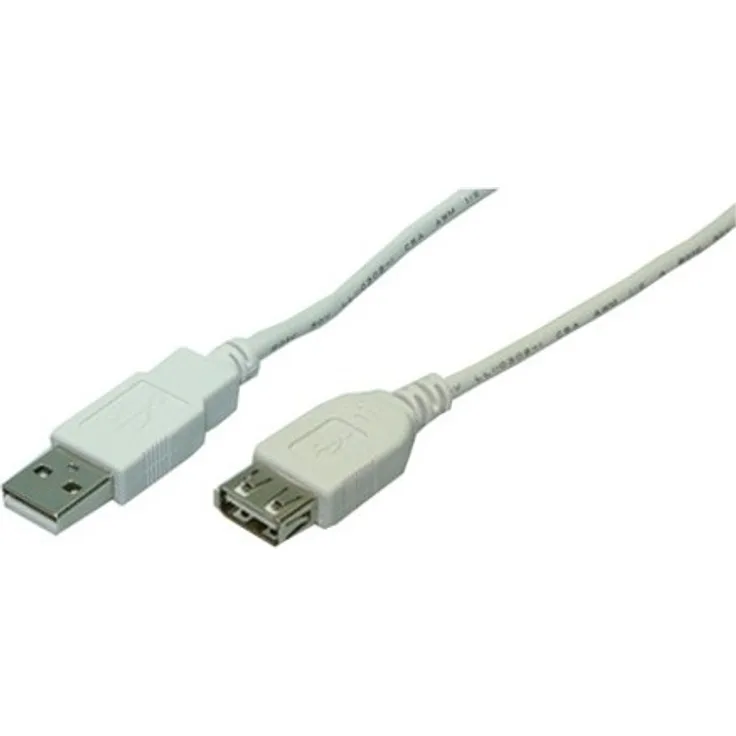 Logilink - USB-Verlängerungskabel - USB Typ A, 4-polig (M) - USB Typ A, 4-polig (W) - 1.8 m (USB / Hi-Speed USB) (CU0010)