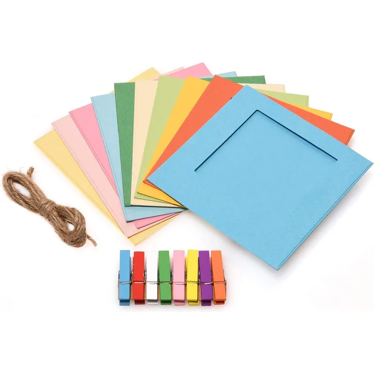 Zink Bunte quadratische Bilderrahmen für 2x3 Zink Papier
