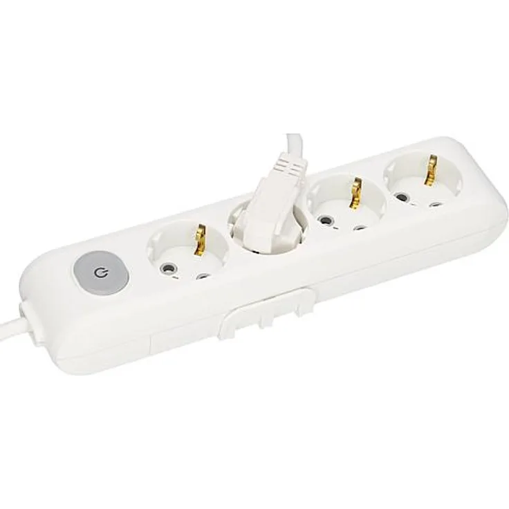 Panasonic 4-fa.Steckdosenleiste 1,5m weiß m.Schalt WLTA04412WH-EU1