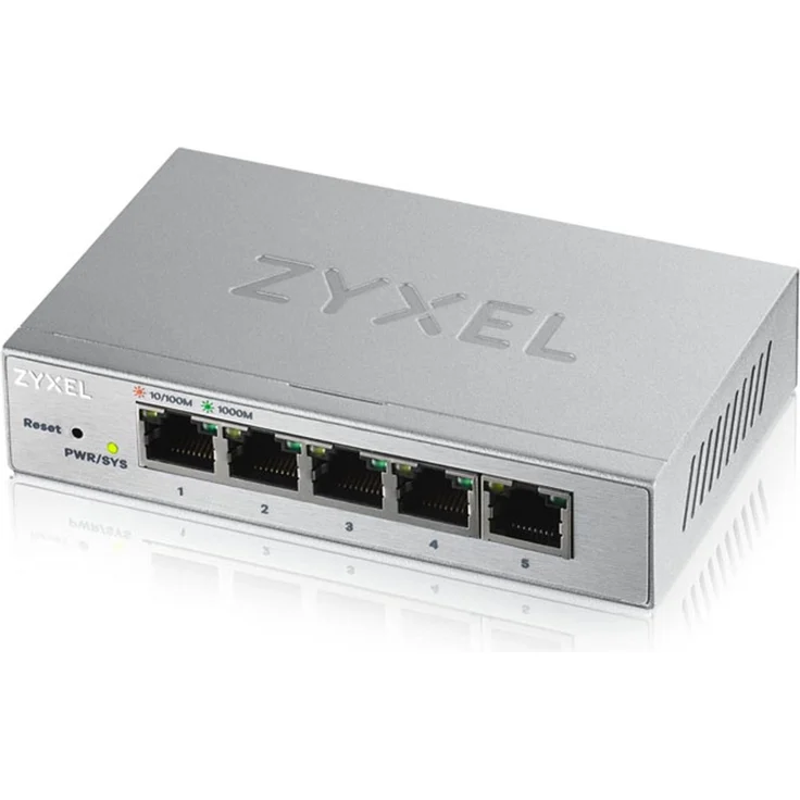 ZyXEL GS1200-5-EU0101F Gemanaged Gigabit Ethernet Silber – Bild 1