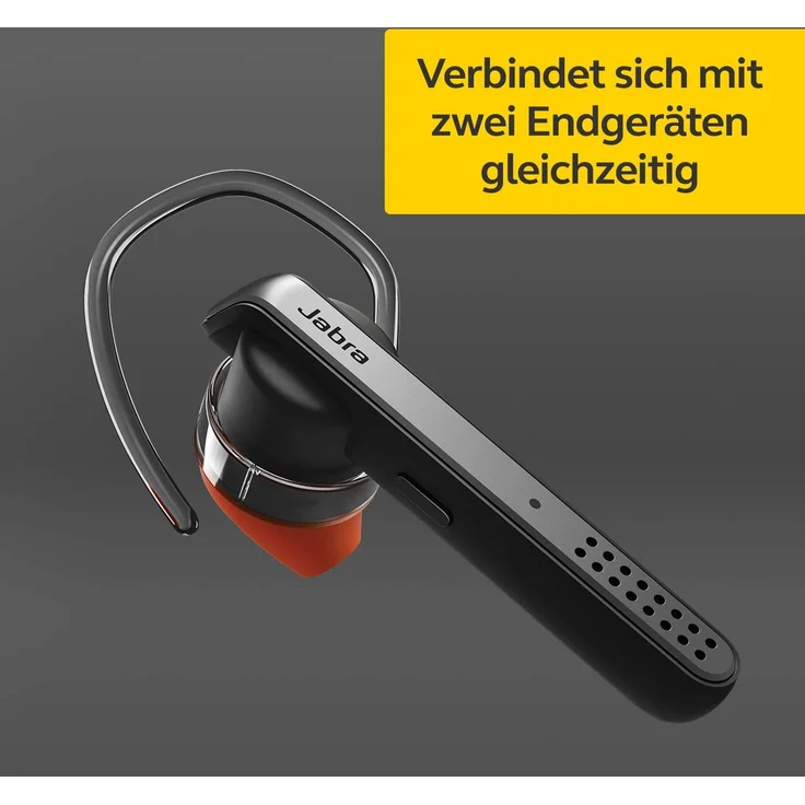 Jabra Talk 45 Mono In-Ear Headset, Kabellos Telefonieren, Podcasts und Musik hören oder das GPS abfragen, Bluetooth-Headset, silber – Bild 8